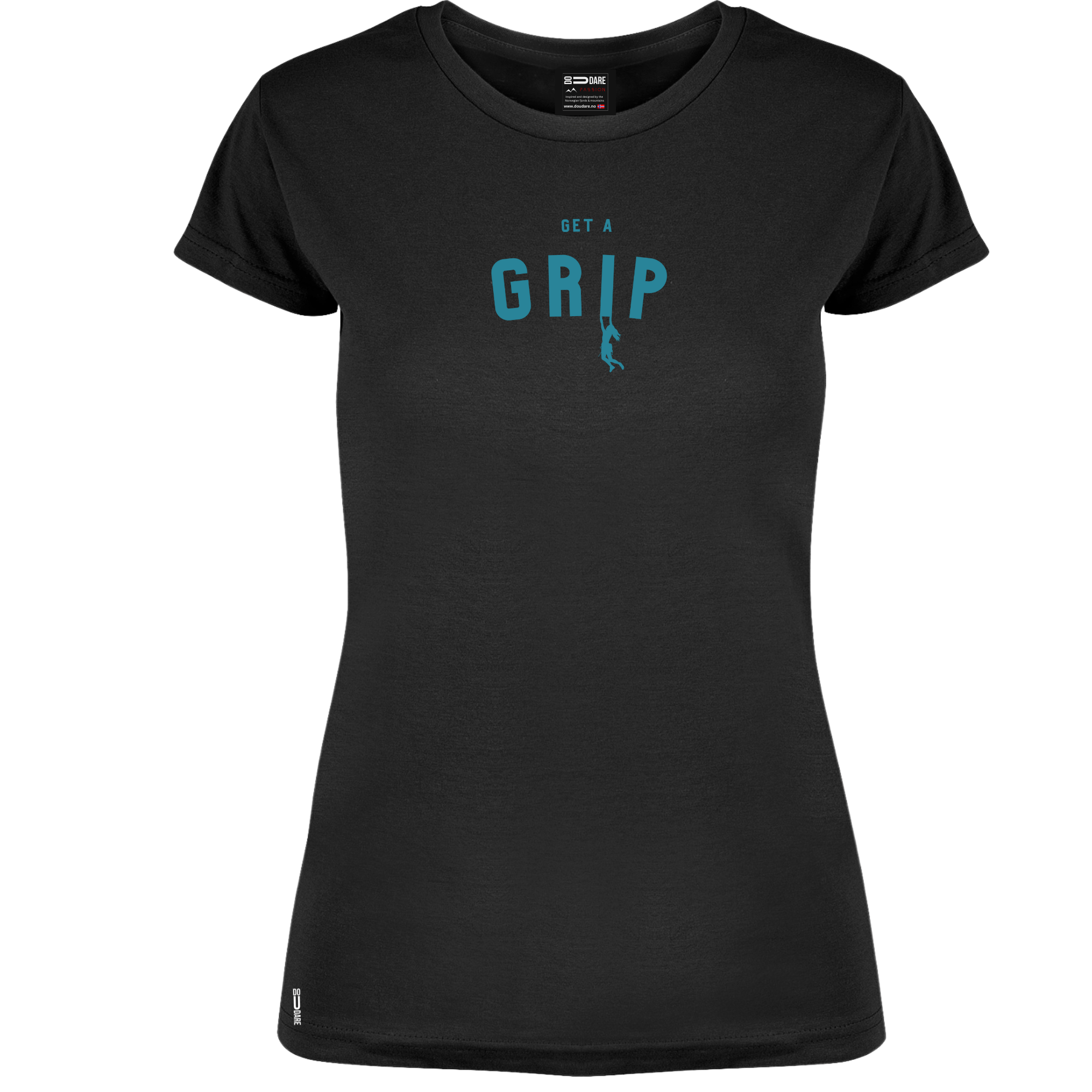 Get a grip Dame t-skjorte i økologisk bomull - DoUdare