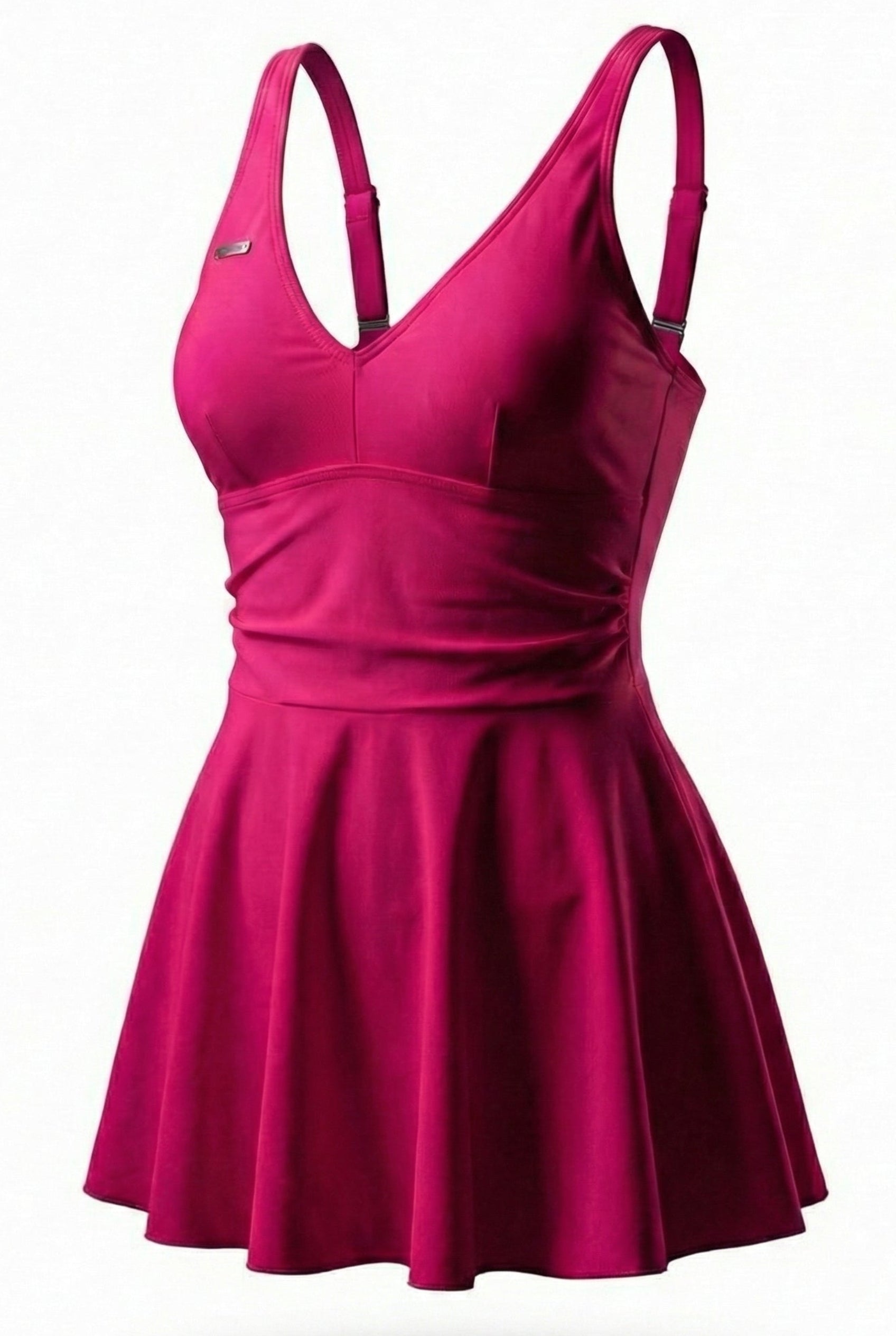 Rosa marilyn badekjole fra fjordvibes - DoUdare flytende ghost-modell av kjolen