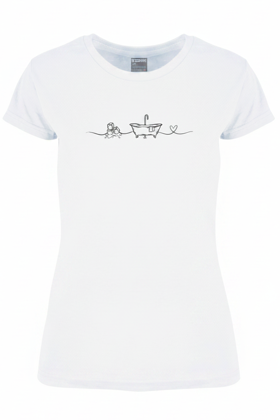 I Love Ice Bath Tee dame - DoUdare
