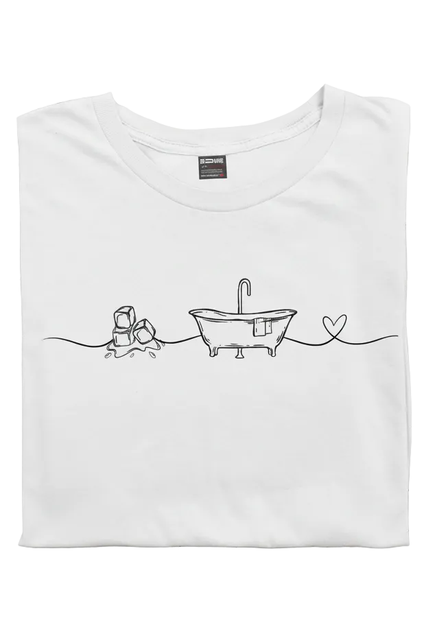 I Love Ice Bath Tee dame - DoUdare