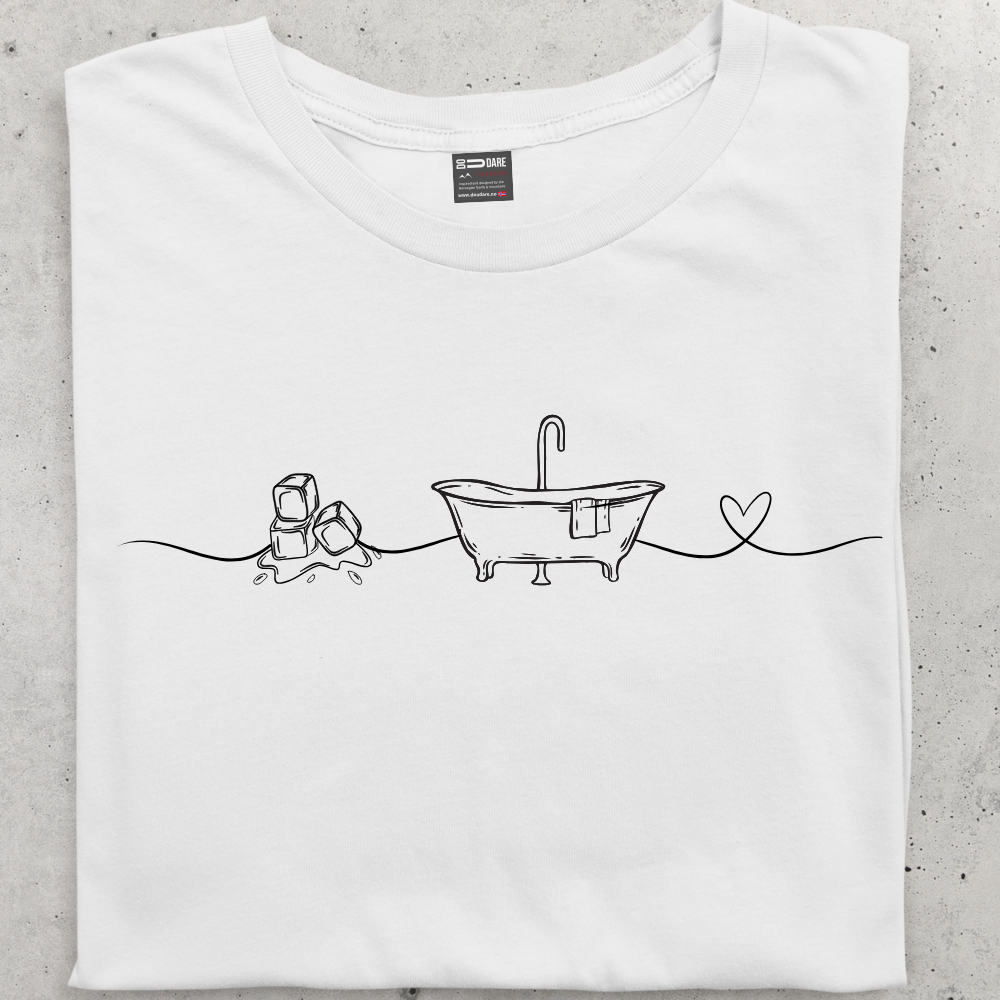 I love Ice Bath tee - UNISEX - DoUdare
