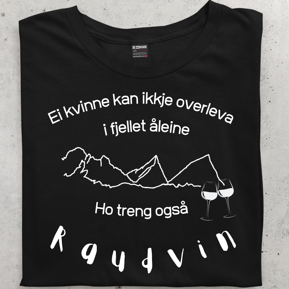 Rødvin Tee - unisex - DoUdare