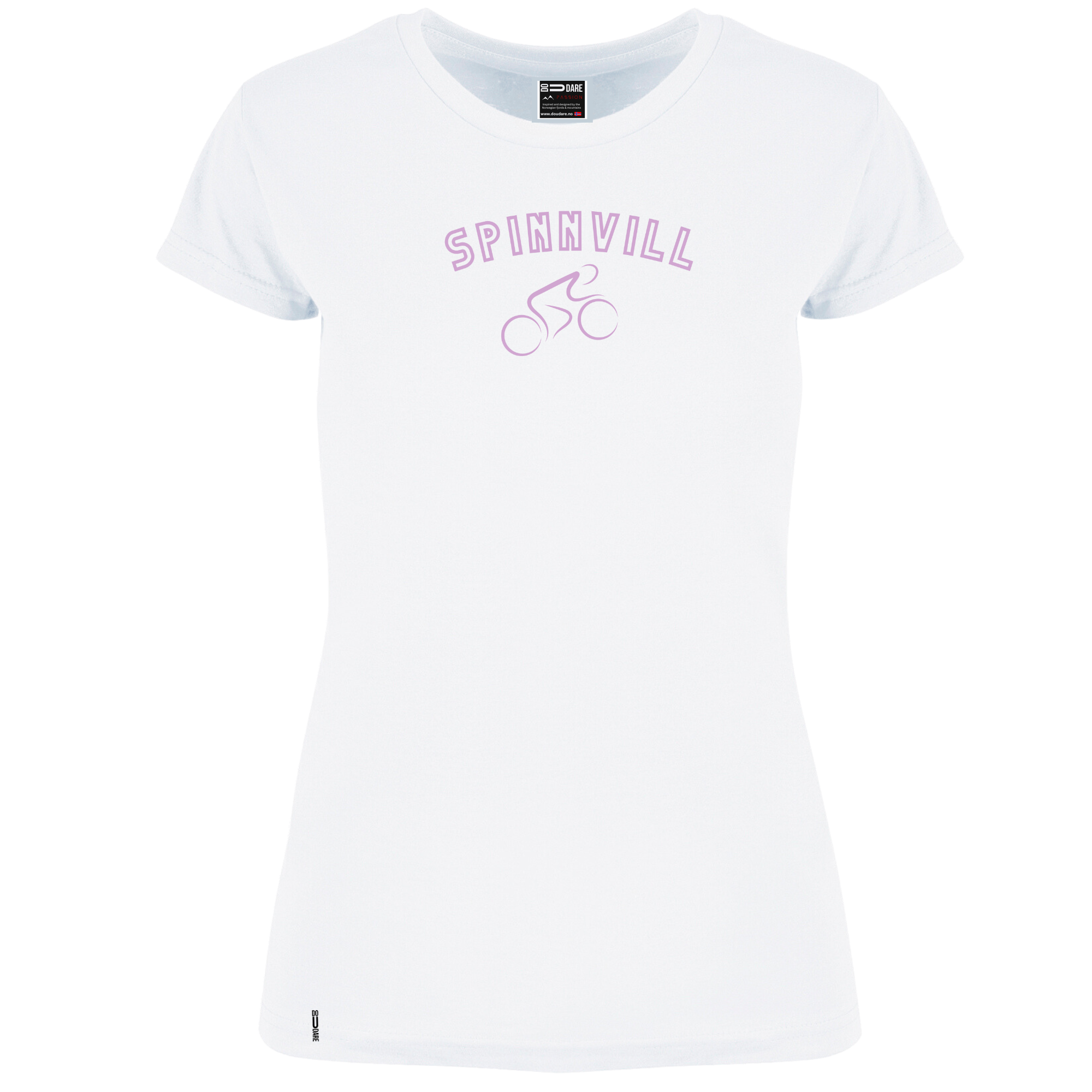 Spinnvill tee i økologisk bomull dame modell - DoUdare