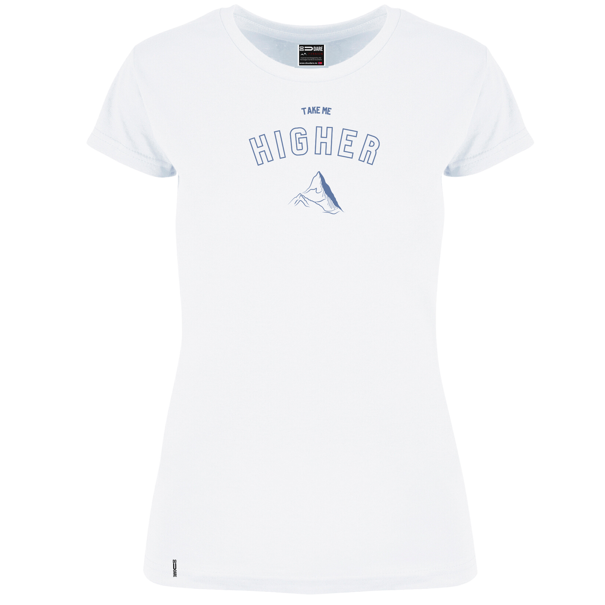 Take me Higher  Dame t-skjorte i økologisk bomull - DoUdare